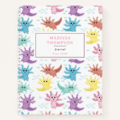Carnet Axolotl Kids Cute Salamander Kids Sketbook (Devant)