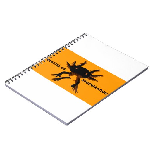Carnet Axolotl orange (Côté gauche)