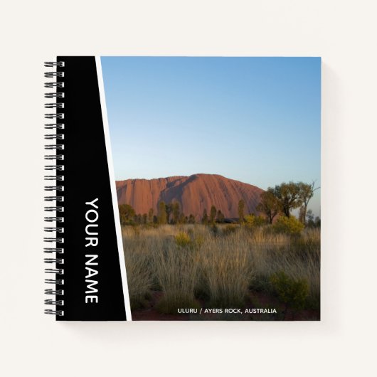 Carnet Ayers Rock, Uluru, Australie, Carré noir (Devant)