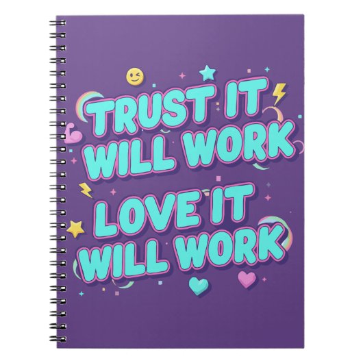 Carnet Ayez confiance, ça marchera, aimez, ça marchera (Devant)