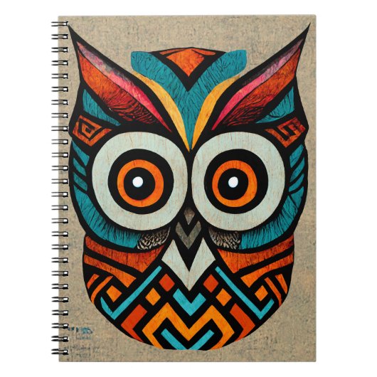Carnet Aztec Owl (Devant)