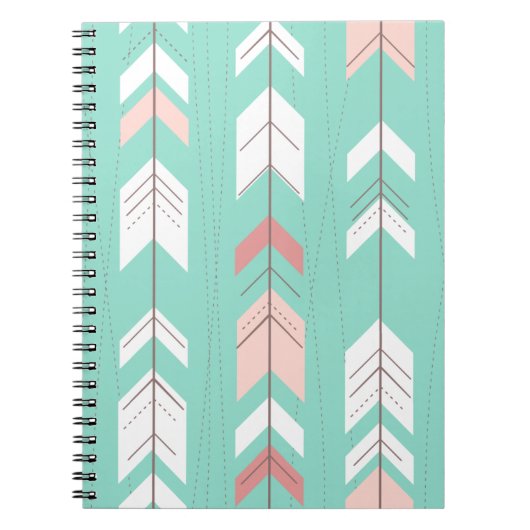 Carnet Aztèque tribal en bon état rose (Devant)