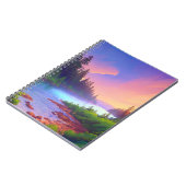 Carnet Azur au milieu de la sérénité d'une forêt de pins (Côté gauche)