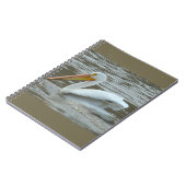 Carnet B14 Pélican blanc sur la rivière boueuse (Côté gauche)