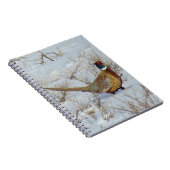 Carnet B22 Ring-necked Pheasant in Snow (Côté Droit)