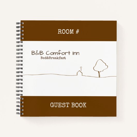 Carnet B&B Comfort Inn Guest Book (Devant)