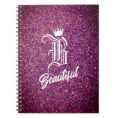 Carnet B Beau rose (Devant)