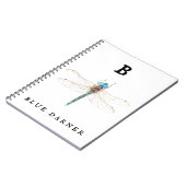 Carnet "B" Bleu Darner (Côté gauche)