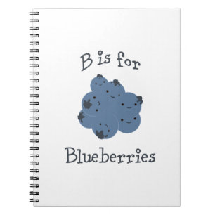 Carnet B est pour les bleuets