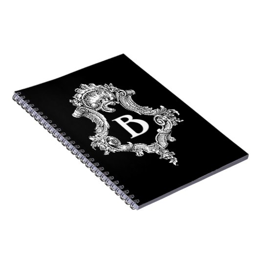 Carnet B Monogramme initial (Côté Droit)