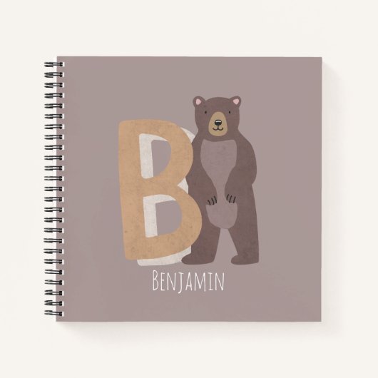 Carnet B pour l'ours (Devant)