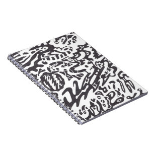 Carnet B&W "Midnight" Abstrait