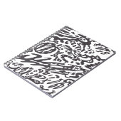 Carnet B&W "Midnight" Abstrait (Côté gauche)