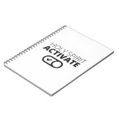 Carnet B/W Saint-Esprit Activer l'icône Gospel Graphique  (Côté gauche)