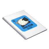 Carnet Baa-rium Funny Sheep Chimie Pun (Côté Droit)