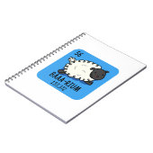 Carnet Baa-rium Mouton Drôle de Chimie Jeu de Mots  (Côté gauche)