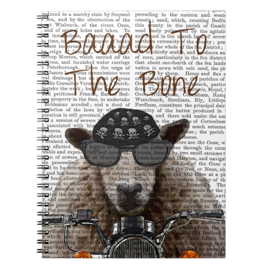 Carnet Baaad To the Bone (Devant)