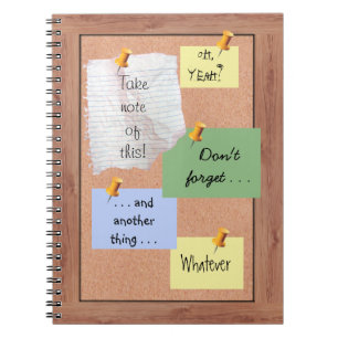 Carnet Babillards avec les notes personnalisables