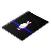 Carnet Babu Glitchcore Spiral Notebook (Côté gauche)