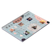 Carnet Baby Blue 2023 Calendrier journal, 6 photos person (Côté gauche)