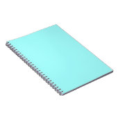 Carnet Baby Blue Color Customisé Designer (Côté Droit)