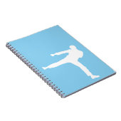 Carnet Baby Blue Karate (Côté Droit)