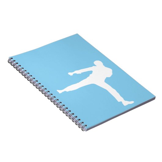 Carnet Baby Blue Karate (Côté Droit)