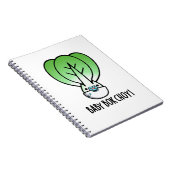 Carnet Baby Bok Choy Funny Veggie Pun (Côté Droit)