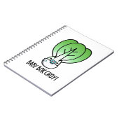 Carnet Baby Bok Choy Funny Veggie Pun (Côté gauche)