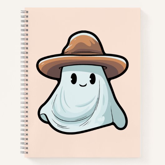 Carnet Baby Boo Cowboy Ghost Halloween Collection (Devant)