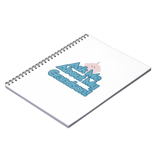 Carnet Baby Boy Posez la question sur mes petits-fils cad (Côté gauche)