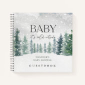 Carnet Baby It's Cold Outside Baby shower Guestbook (Devant)