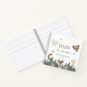 Carnet Baby It's Cold Outside Baby shower Guestbook (Intérieur)