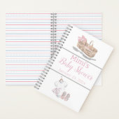 Carnet Baby Romper Casquette Chaussures Fille Baby shower (À l'intérieur)