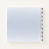 Carnet Baby shower bébé floral Eléphant mignon (Dos)