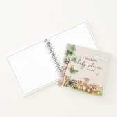 Carnet Baby shower Boho Animaux des bois (Intérieur)