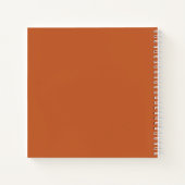 Carnet Baby shower d'aquarelle Citrouille (Dos)