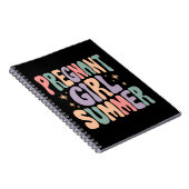 Carnet Baby shower d'été de la grossesse révélateur de gr (Côté Droit)