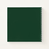 Carnet Baby shower d'hiver sur les animaux des bois (Dos)