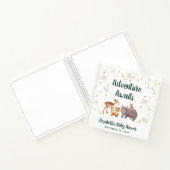 Carnet Baby shower d'hiver sur les animaux des bois (Intérieur)