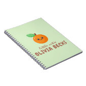 Carnet Baby shower orange de Little Cutie (Côté Droit)