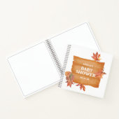 Carnet Baby shower personnalisé (Intérieur)