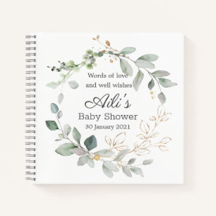 Carnet Baby shower verdoyant