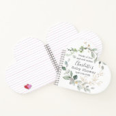 Carnet Baby shower verdoyant (Intérieur)