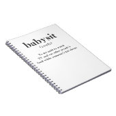 Carnet Babysit (Côté Droit)