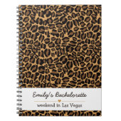 Carnet Bachelorette Bride Boujee Empreinte de léopard bra (Devant)