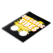 Carnet Back To School 5th Grade Vibes Shirt First Day Kid (Côté gauche)