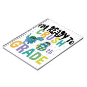Carnet Back to School I'm Ready To Crush 8e Grade Dino (Côté gauche)