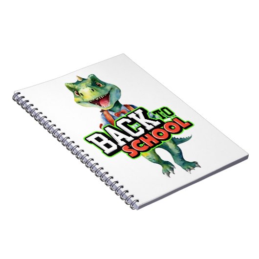 Carnet Back to School T-Rex (Côté Droit)