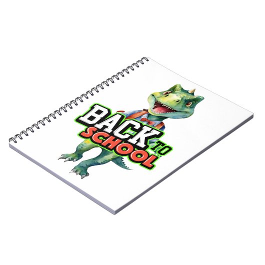 Carnet Back to School T-Rex (Côté gauche)